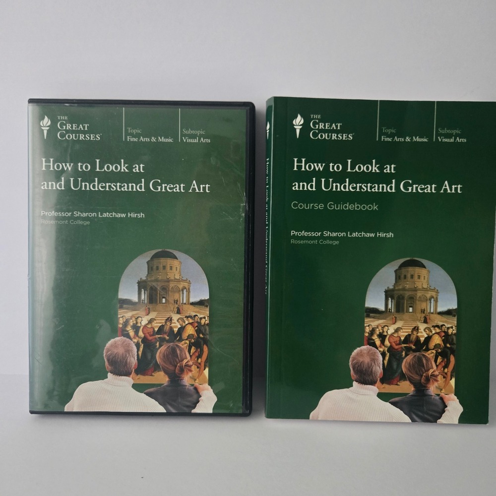 The Great Courses How to Look at and Understand Great Art 6 DVD Set & Guidebook